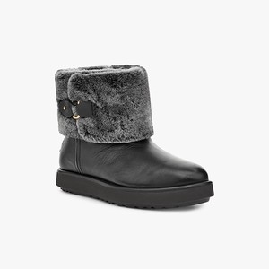 Ugg Classic Berge Mini Klassiska Stövlar Dam Svarta (803524MVN)